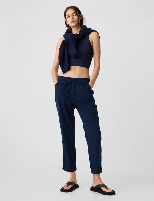 Easy Straight Pull-On Pants With Washwell™