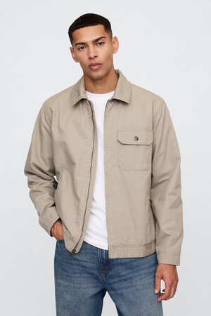 Relaxed Ripstop Utility Jacket