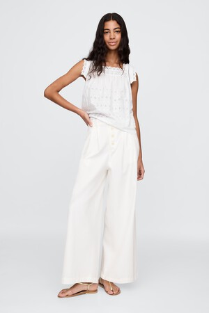 Gap × DÔEN High Rise Pleated Trousers