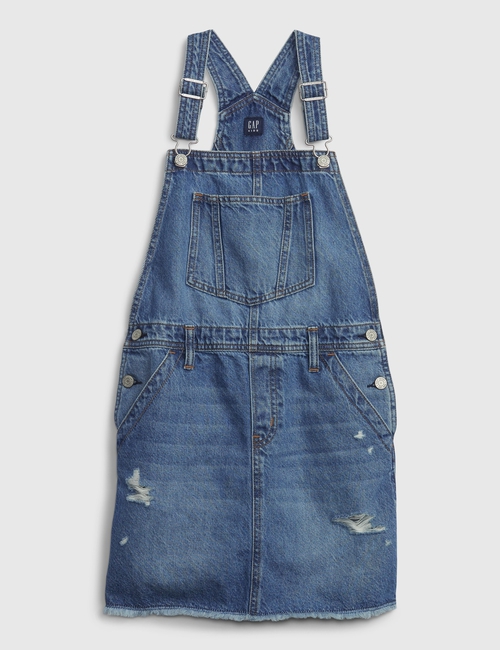 Kids Denim Pinafore Dress