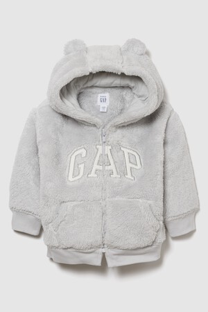 Baby Sherpa Logo Zip Hoodie