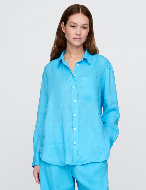 100% Linen Oversized Shirt