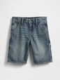 90S LOOSE DENIM SHORT - DK CARPENTER