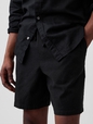 V-7IN LINEN COTTON EASY SHORT