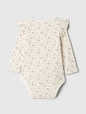 Baby Gap Logo Ruffle Bodysuit