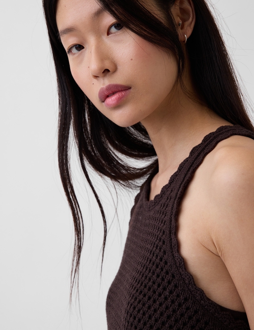 Crochet Mini Dress