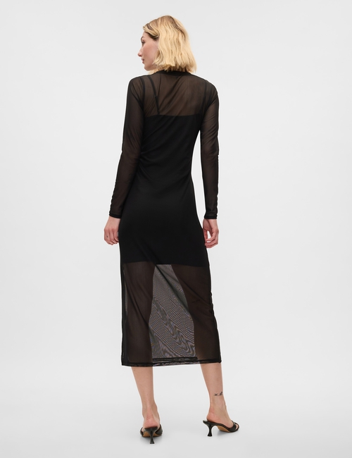 Mesh Midi Dress