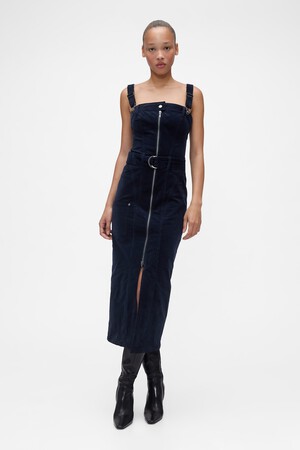 GapStudio Corduroy Belted Midi Dress
