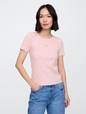Modern Cropped Logo T-Shirt