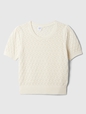 Kids Pointelle Sweater Top
