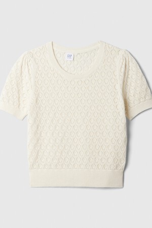Kids Pointelle Sweater Top