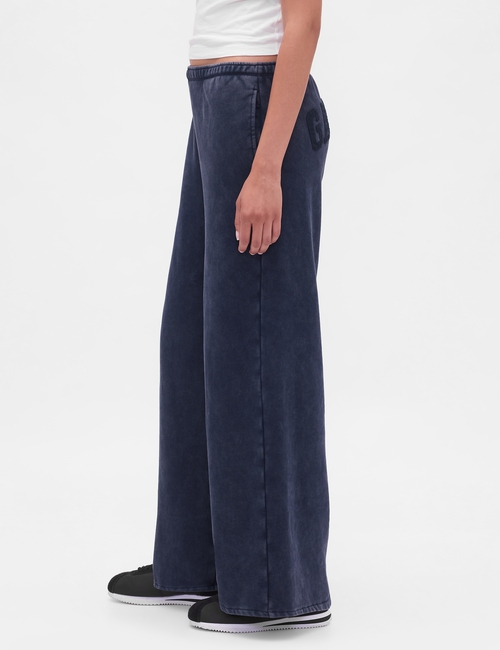 BAGGY WIDE LEG SWEATPANT - LOGO