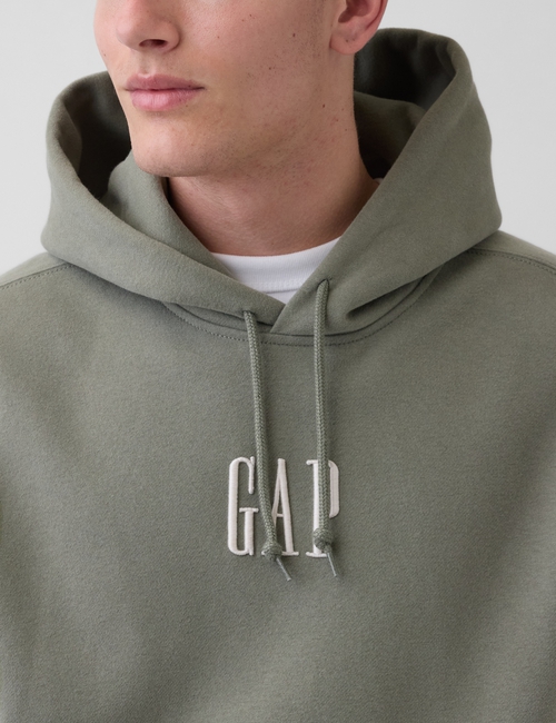 VintageSoft Oversized Logo Hoodie