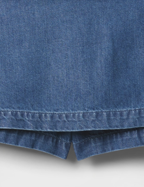UltraSoft Denim Mini Skort