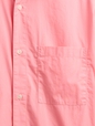 Organic Cotton Oversized Poplin Shirt