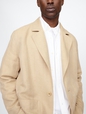 Relaxed Linen-Cotton Blazer