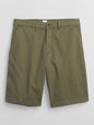 10" Essential Khaki Shorts with Washwell