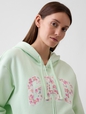 Relaxed Gap Logo Zip Hoodie