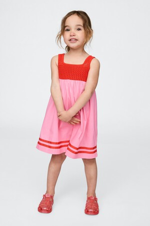 Baby & Toddler Crochet-Yoke Dress