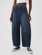 Mid Rise Easy Horseshoe Jeans