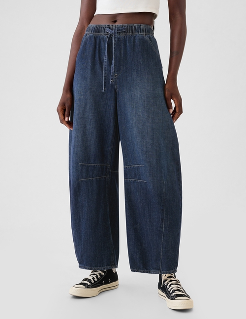 Mid Rise Easy Horseshoe Jeans