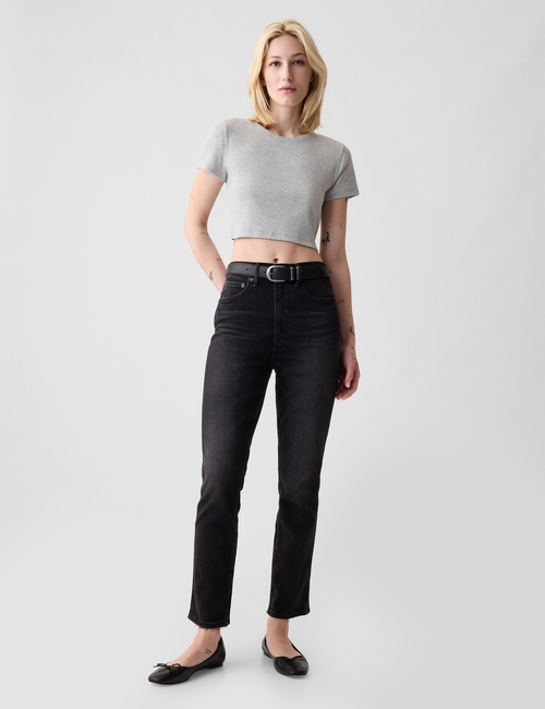High Rise Vintage Slim Jeans