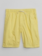 Kids Poplin Pull-On Shorts with Washwell