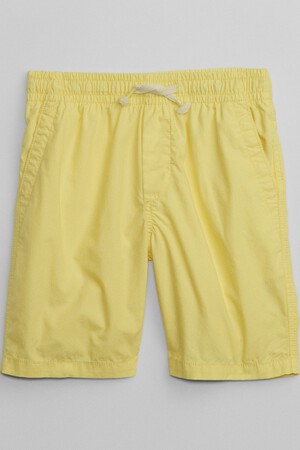 Kids Poplin Pull-On Shorts with Washwell