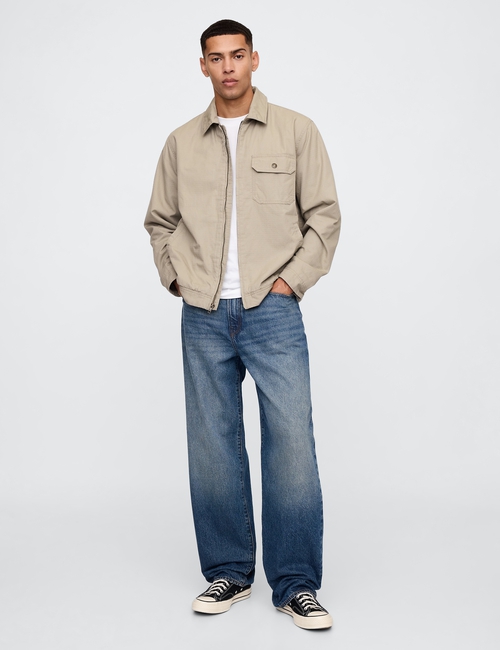 Relaxed Ripstop Utility Jacket