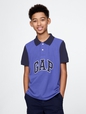 Gap Logo Colorblock Pique Polo Shirt