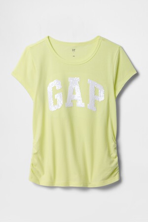 Kids Ruched Gap Logo T-Shirt