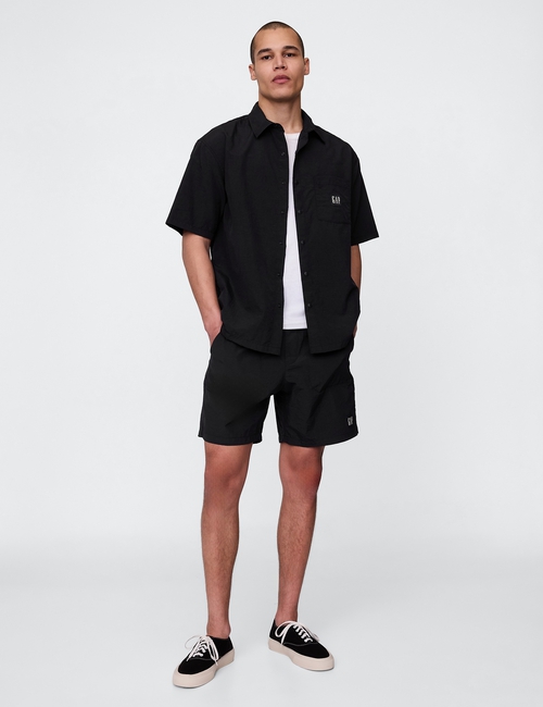 100% Recycled Pull-On Nylon Shorts