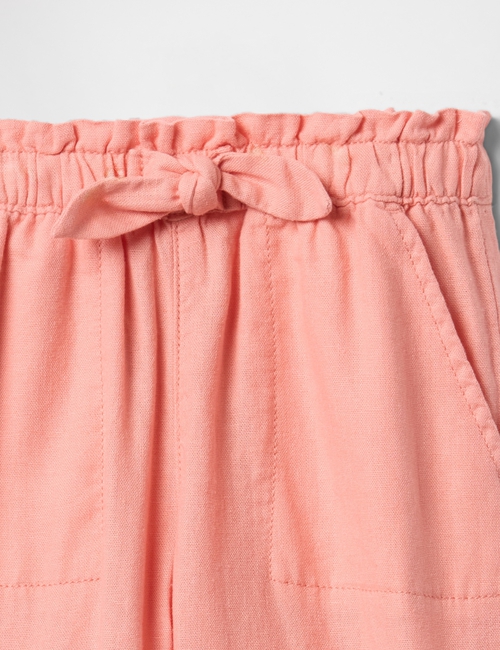 babyGap Linen-Blend Wide-Leg Pull-On Pants