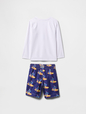Gap × Disney Baby & Toddler Rash Guard Swim Two-Piece