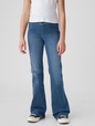 Kids High Rise Crossover Flare Jeans
