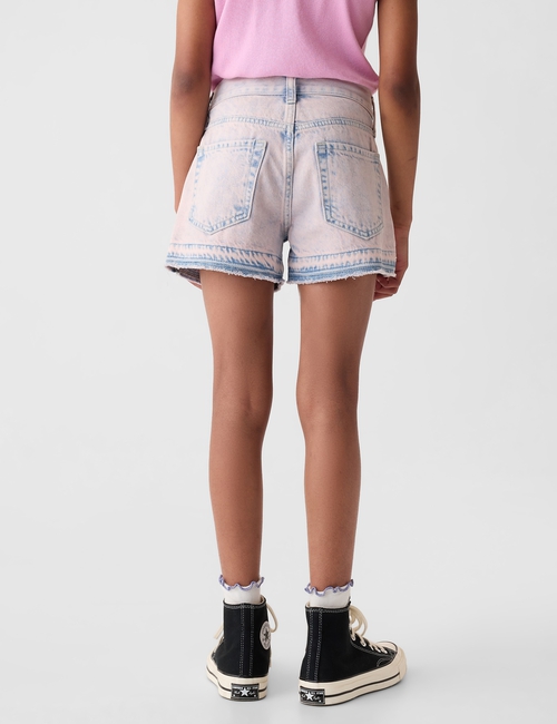 Kids Low Rise Denim Shorts