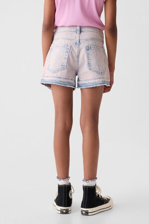 Kids Low Rise Denim Shorts