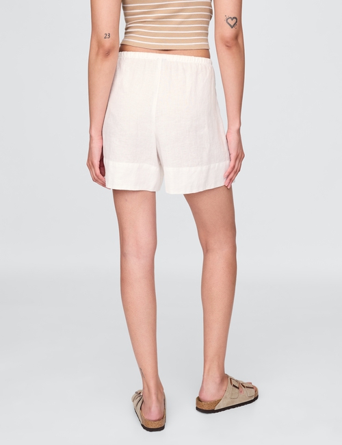 100% Linen Easy Shorts