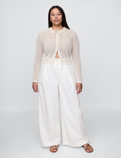 Gap × DÔEN High Rise Pleated Trousers