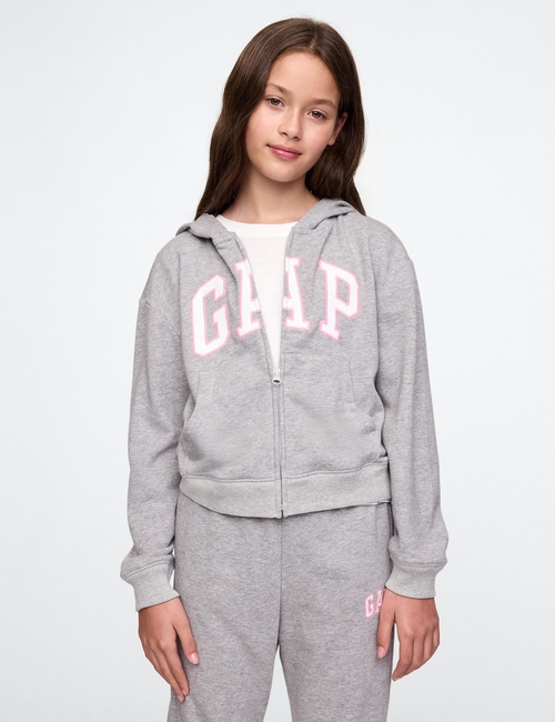 Kids Relaxed Gap Logo Zip Hoodie