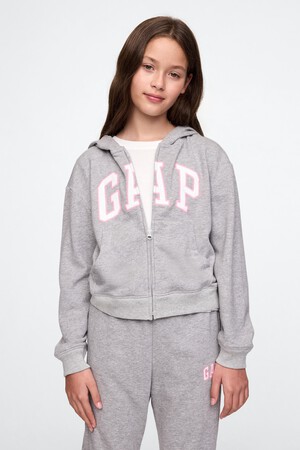 Kids Relaxed Gap Logo Zip Hoodie