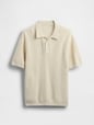 Kids Relaxed Sweater Polo Shirt