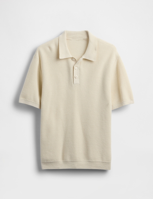 Kids Relaxed Sweater Polo Shirt