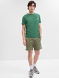 7" Essential Khaki Shorts with Washwell