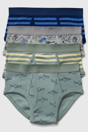 Kids Organic Cotton Briefs (4-Pack)