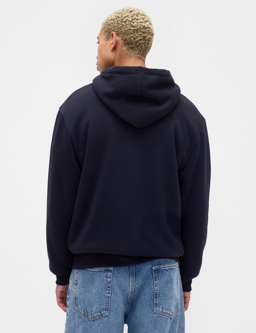 Relaxed Gap Logo Sherpa-Lined Zip Hoodie