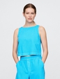 UltraSoft Denim Shell Tank Top