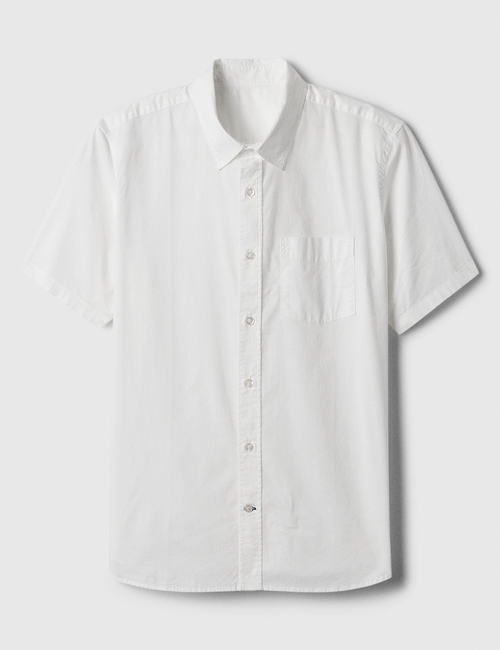 Stretch Poplin Shirt in Standard Fit