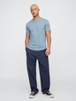 Lived-In Curved Hem Crewneck T-Shirt