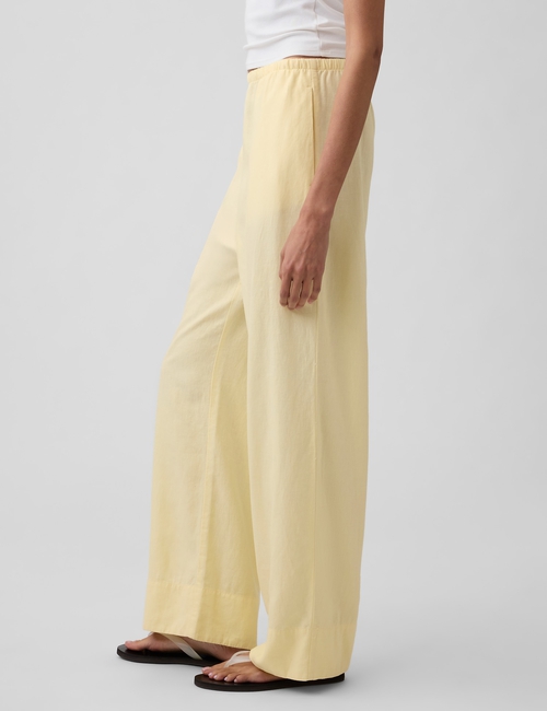 LINEN DRAWSTRING WL PANT